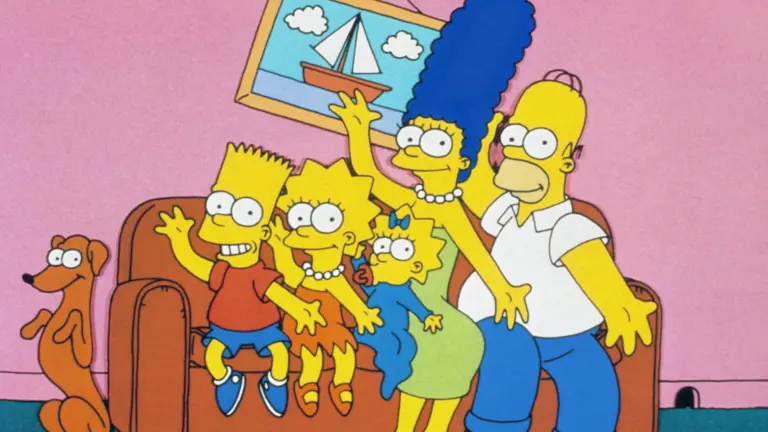 The Simpsons auf dem Sofa