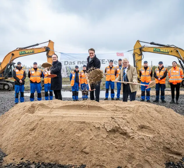 Erster Spatenstich für das ICE-Werk Dortmund Hafen