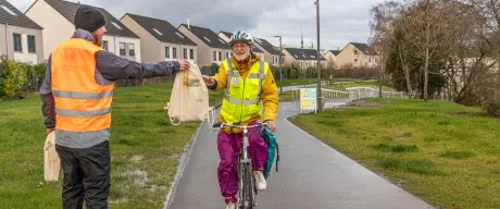 Freie Fahrt auf dem Bananenradweg.