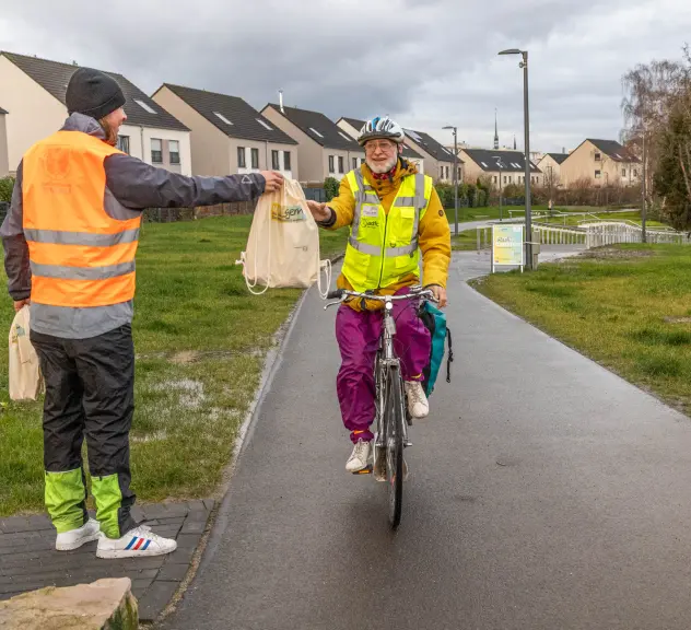 Freie Fahrt auf dem Bananenradweg.