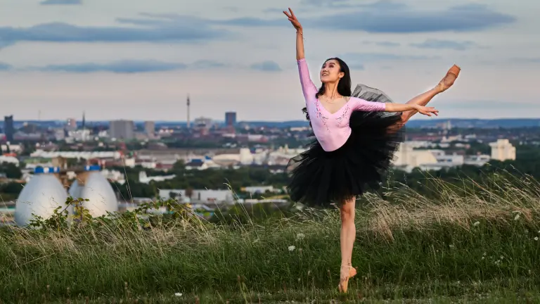 Ballett-Tänzerin auf dem Deusenberg