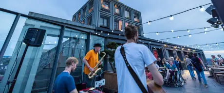 Konzert auf der Dachterrasse des Dortmunder U