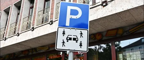 car sharing schild