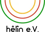 Logo des hêlîn-Vereins, ein Regenbogen über einem Schriftzug