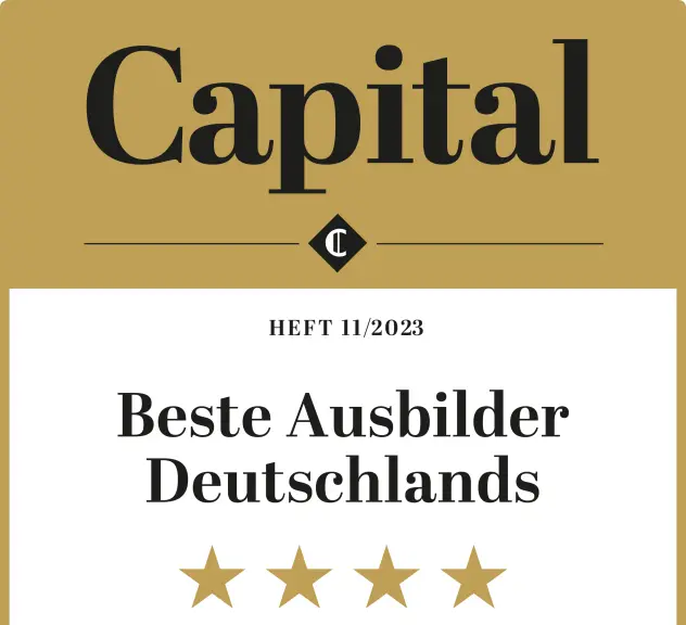 Auszeichnung Capital Bester Ausbilder Deutschlands