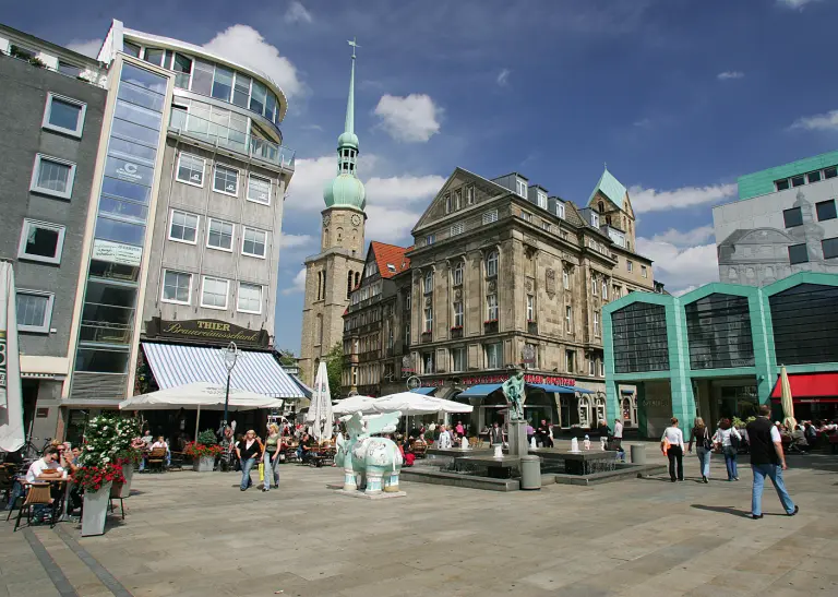 Der "Alter Markt" ist Treffpunkt für Jung un Alt in der Dortmunder City