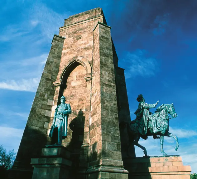 Das Denkmal des Kaiser Wilhelm auf der Hohensyburg