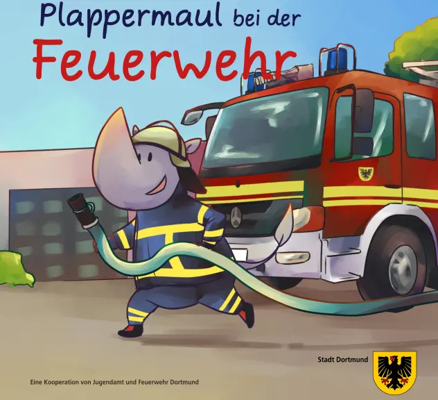 Plappermaul bei der Feuerwehr, Eine Kooperation von Jugendamt und Feuerwehr Dortmund, Stadt Dortmund