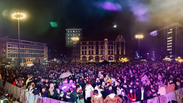 Silvester auf dem Friedensplatz