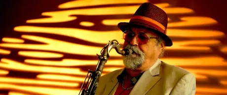 Joe Lovano mit Saxophon