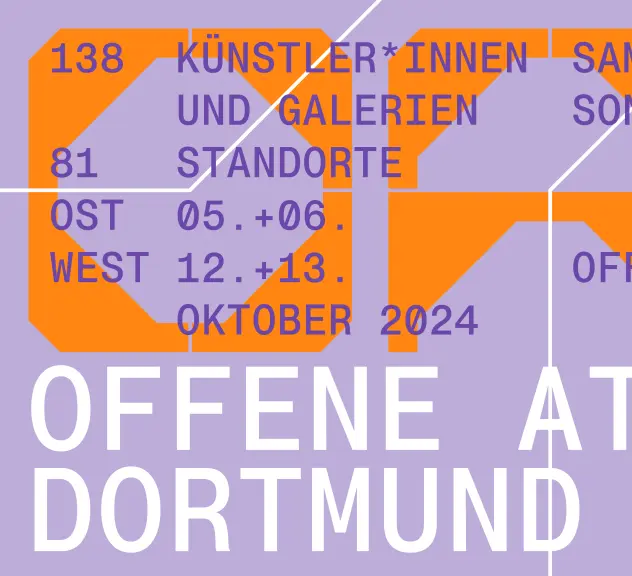 Plakat für die Offenen Ateliers 2024