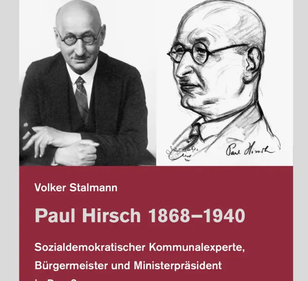 Portrait und Zeichnung von Paul Hirsch